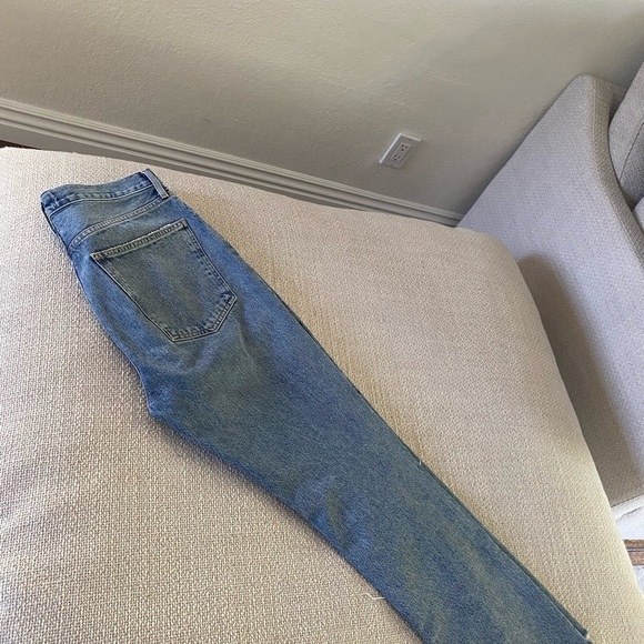 Agolde 90s High Rise Loose Fit Distressed Jeans – Button Fly – Size 29 - Picture 5 of 7